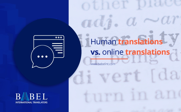  Human translations vs. online translations