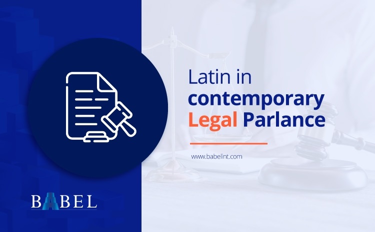  Latin in contemporary Legal Parlance